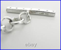CHARMING? 52g sterling silver 925 fully HM satin finished silver charm bracelet CHARMING? 52g sterling silver 925 fully HM satin finished silver charm bracelet