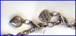 Charm Bracelet Anchor Bracelet Giorgio Martello Lucky Charms 925 Silver 19cm Long