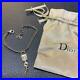 Christian-Dior-Bracelet-Padlock-Key-Silver-color-Charm-NO-BOX-Used-Good-3-01-syo