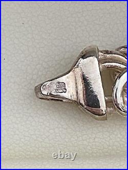 Chunky byzantine silver 925 bracelet 29.48g