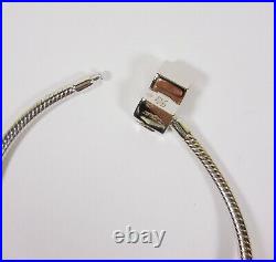Clogau Silver Charm Bracelet 7.5 inch
