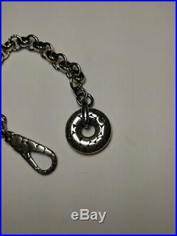 Designer John Hardy 925 Sterling Silver KALI Donut Charm Bracelet 8