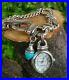 Ecclissi-Sterling-Silver-Bracelet-Watch-WithTurquoise-Charm-MOP-Toggle-New-Batt-01-iil