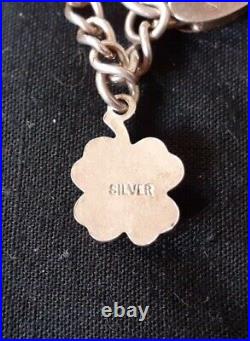 Excellent Part Silver Charm Bracelet