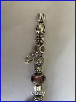 Fully loaded Pandora bracelet with 22 Items on