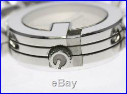 GUCCI 107 Chain Bracelet with charm Silver Dial Quartz Ladies Watch 538324