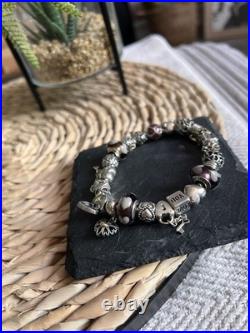 Genuine ALE Pandora Bracelet Complete With Charms