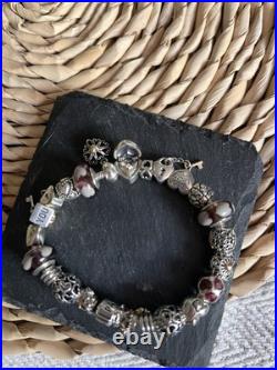 Genuine ALE Pandora Bracelet Complete With Charms