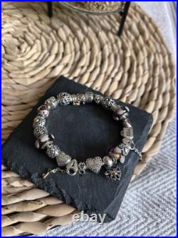 Genuine ALE Pandora Bracelet Complete With Charms