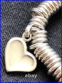 Genuine Links of London Bracelet Sterling Silver Sweetie & Heart Charm NEW Genuine Links of London Bracelet Sterling Silver Sweetie & Heart Charm NEW