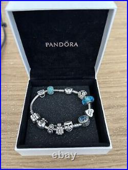 Genuine Pandora Bracelet With 11 Charms- Buy Whole Bracelet Or Separate Charms