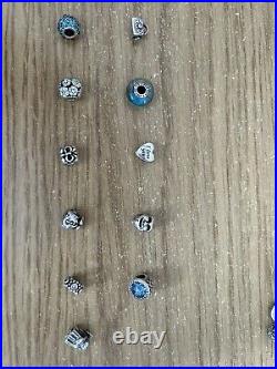 Genuine Pandora Bracelet With 11 Charms- Buy Whole Bracelet Or Separate Charms