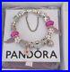 Genuine-Pandora-Bracelet-with-Gold-Heart-Clasp-Silver-Pink-Charms-19-cms-Box-01-iq