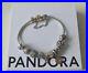Genuine-Pandora-Silver-14ct-Gold-Clasp-Bracelet-Charms-clips-Used-Vgc-01-pdc