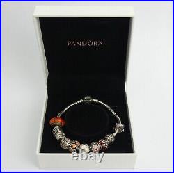 Genuine Pandora Silver Charm Bracelet 50 Grams