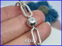 Genuine Pandora Silver Me Link Bracelet With Charms 18cm? S925 ALE