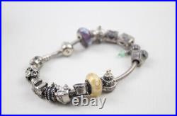 Genuine Pandora charm bracelet with charms