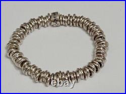 Genuine Solid Sterling Silver Charms Bracelet 53g