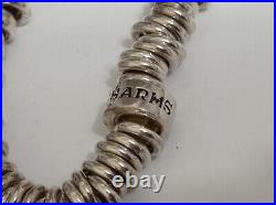 Genuine Solid Sterling Silver Charms Bracelet 53g