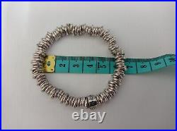 Genuine Solid Sterling Silver Charms Bracelet 53g