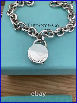 Genuine Tiffany & Co Circle New York Charm bracelet With Box And Pouch