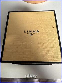 Genuine links of london bracelet 4 stunning 925 sterling silver charms in box