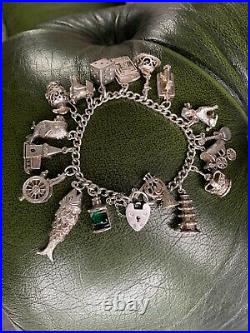 Georg Jensen Silver Charm Bracelet