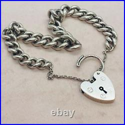 Heavy Silver Charm Bracelet (2)