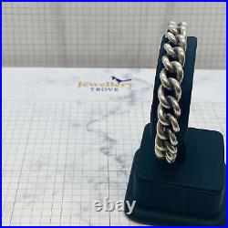 Heavy Silver Charm Bracelet (3)