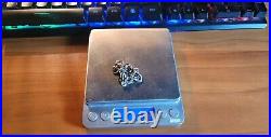 James Avery 7 Sterling Silver Scrolled Heart Link Charm Bracelet with Box