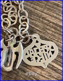 James Avery Charm Bracelet With 2 Charms- 5.75 Bracelet