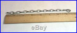 James Avery Sterling Silver Changeable Oval Charm Bracelet 7 1/2 Long