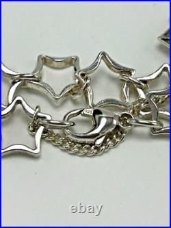 James Avery Sterling Silver Star Bracelet 7.5 w Graduation Cap & Diploma Charms James Avery Sterling Silver Star Bracelet 7.5 w Graduation Cap & Diploma Charms