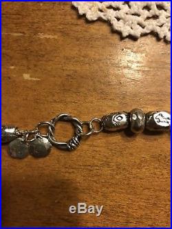 Jes MaHarry Sterling Silver Bead Charm Bracelet Up To 8 Inches Final Markdown