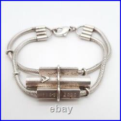 Judaica 925 Silver Bracelet Jerusalem Amulet (133)