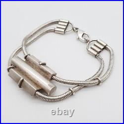 Judaica 925 Silver Bracelet Jerusalem Amulet (133)