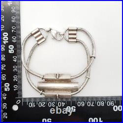 Judaica 925 Silver Bracelet Jerusalem Amulet (133)