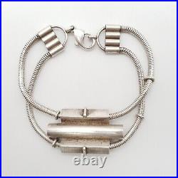 Judaica 925 Silver Bracelet Jerusalem Amulet (133)