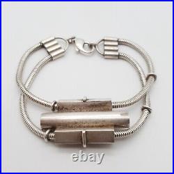 Judaica 925 Silver Bracelet Jerusalem Amulet (133)