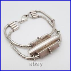 Judaica 925 Silver Bracelet Jerusalem Amulet (133)