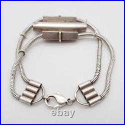 Judaica 925 Silver Bracelet Jerusalem Amulet (133)