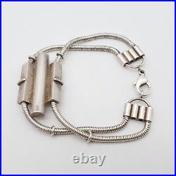 Judaica 925 Silver Bracelet Jerusalem Amulet (133)