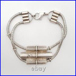 Judaica 925 Silver Bracelet Jerusalem Amulet (133)