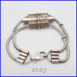 Judaica 925 Silver Bracelet Jerusalem Amulet (133)