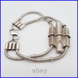 Judaica 925 Silver Bracelet Jerusalem Amulet (133)