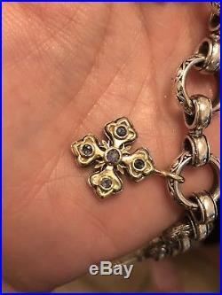 Konstantino Vintage Sterling Silver Toggle Bracelet & Necklace Set with Charms