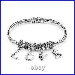 LOVE Charm Bracelet Inspiring Bracelet in Solid 925 Sterling Silver Statement