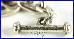 Ladies Genuine ARF 925 Solid Sterling Silver 7.00 Dog Charm Bracelet 77.6g