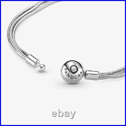 Ladies Sterling Silver Snake Charm Bracelet 599338C00-17