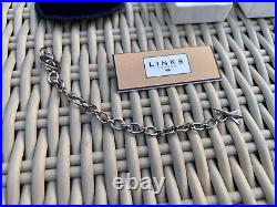 Links of London CONCORDE British Airways Sterling Silver Charm Bracelet RARE